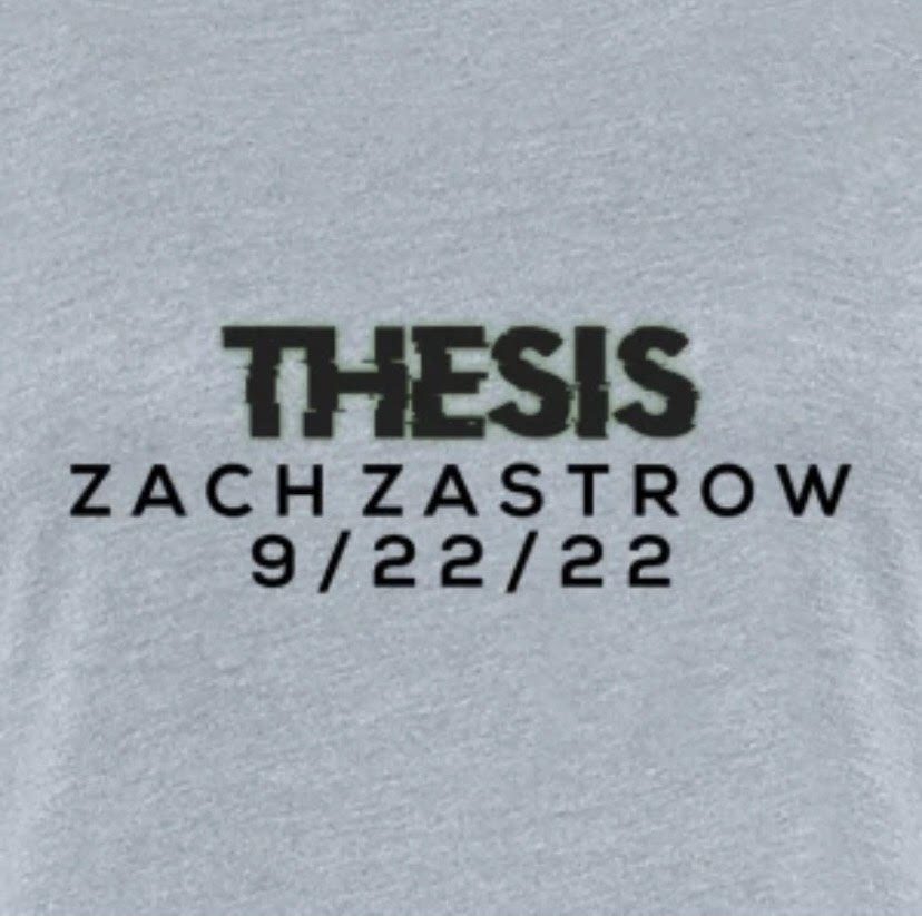 "THESIS" Limited Edition Song Promo T-Shirt FEMALE